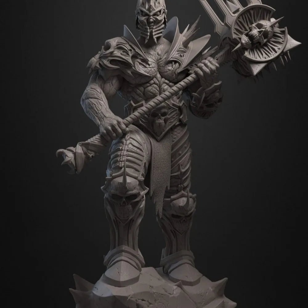 Demon King Bourval, Resin Model Figure Kit, Fantasy Theme, Unassembled and Unpainted