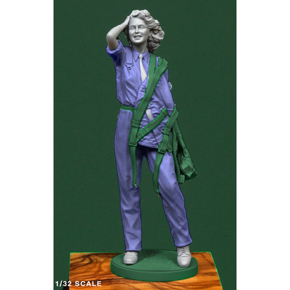 1/32 Historical 1940s-50s Pin-up, Resin Model Figure Kit, Unassembled and Unpainted