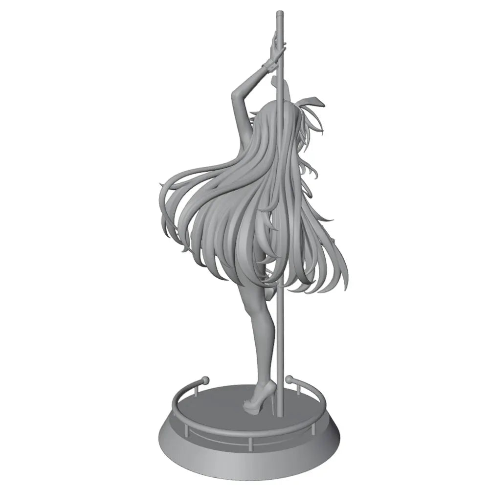 1/24 Sorceress with Horn and Staff, Resin Model Figure Kit, Anime Theme, Unassembled and Unpainted