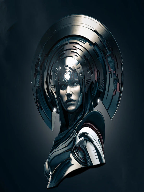 1/10 Guardian of Time, Resin Model Bust Kit, Fantasy Theme, Unassembled and Unpainted