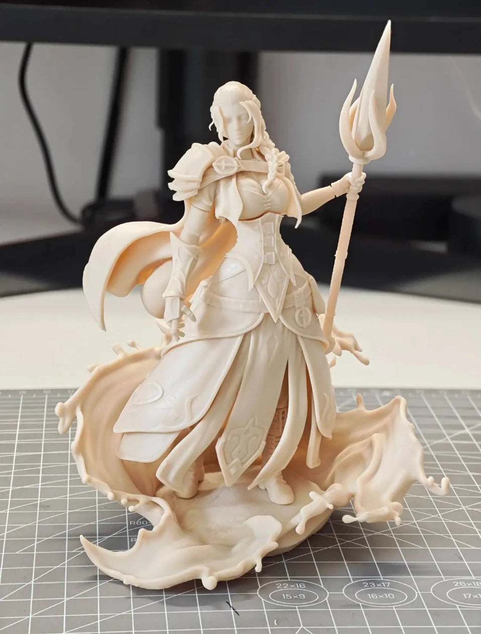 Sea Mage, Resin Model Figure Kit, Fantasy Theme, Unassembled and Unpainted