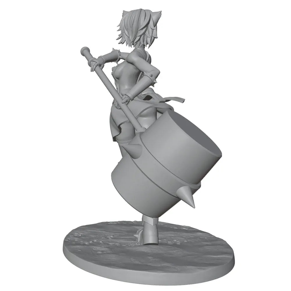 75mm 75mm Chibi Girl, Resin Model Figure Kit, Anime Theme, Unassembled and Unpainted