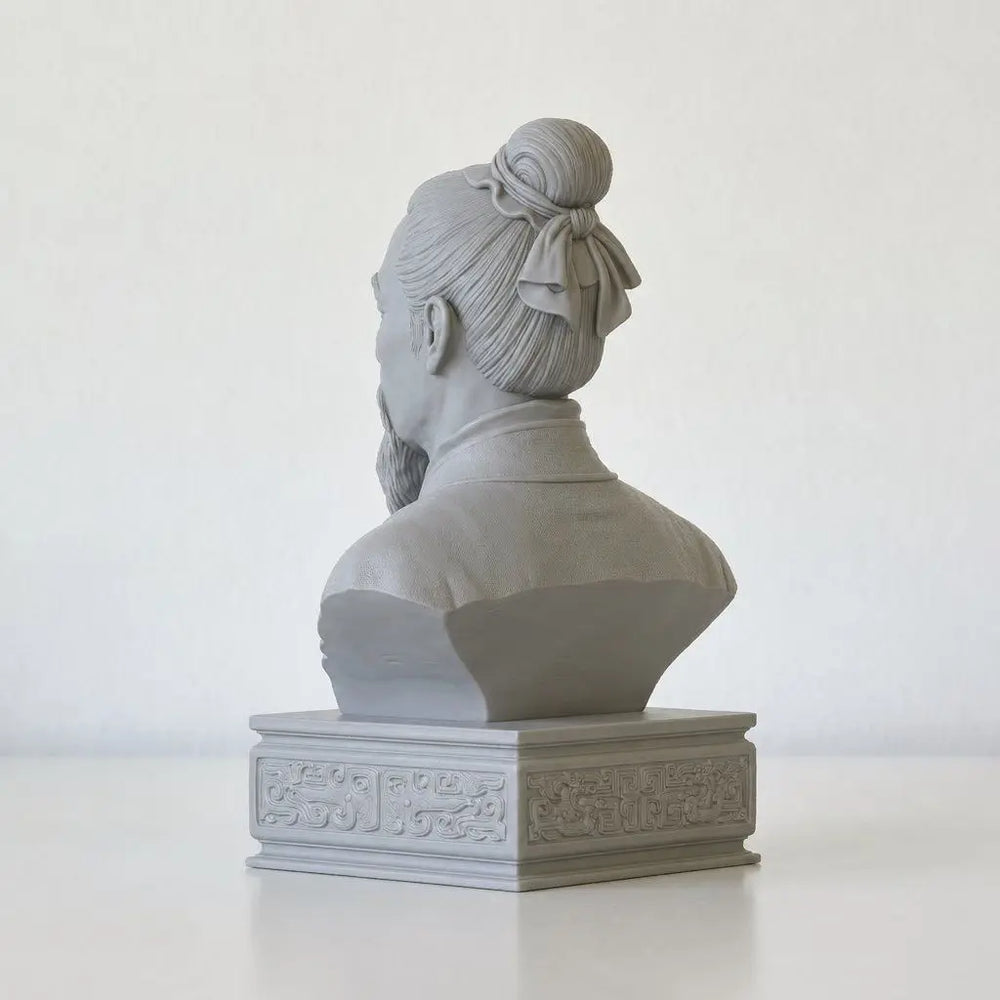 120mm Ancient Mozi, Resin Model Bust Kit, Unassembled and Unpainted