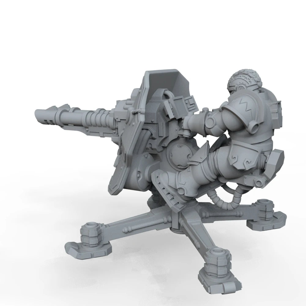 1/35 WWII Anti-Tank Gun, 2 Figures, Resin Model Vehicle Kit, Unassembled and Unpainted