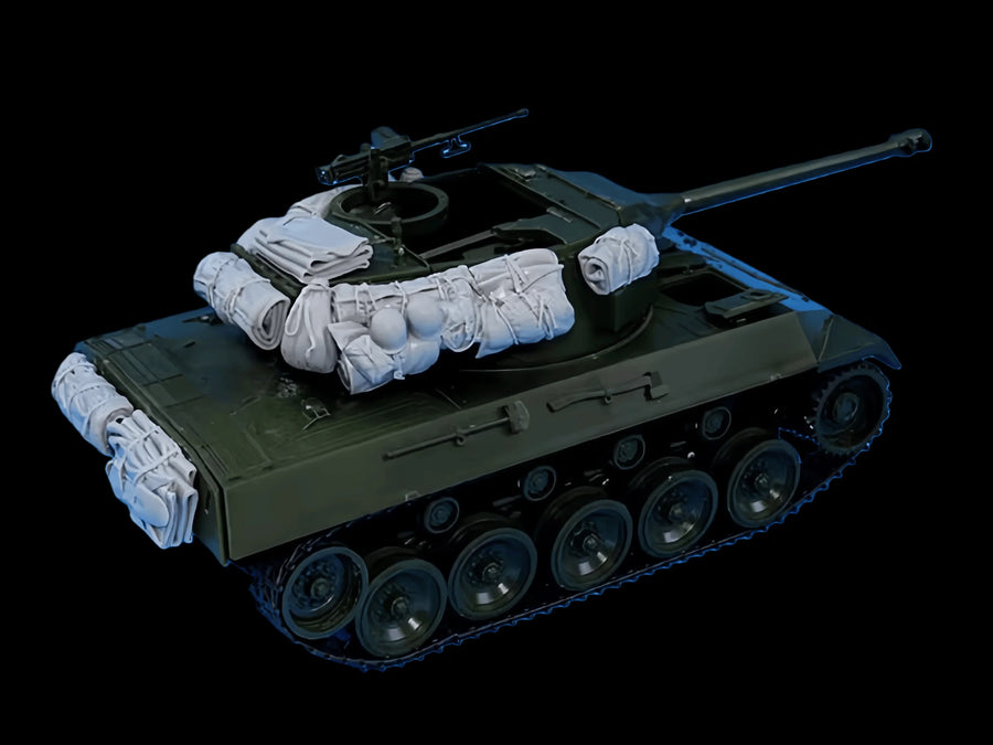 WWII US M18 Hellcat Tank Destroyer with Cargo 1/35 Resin Kit - resin model view 2