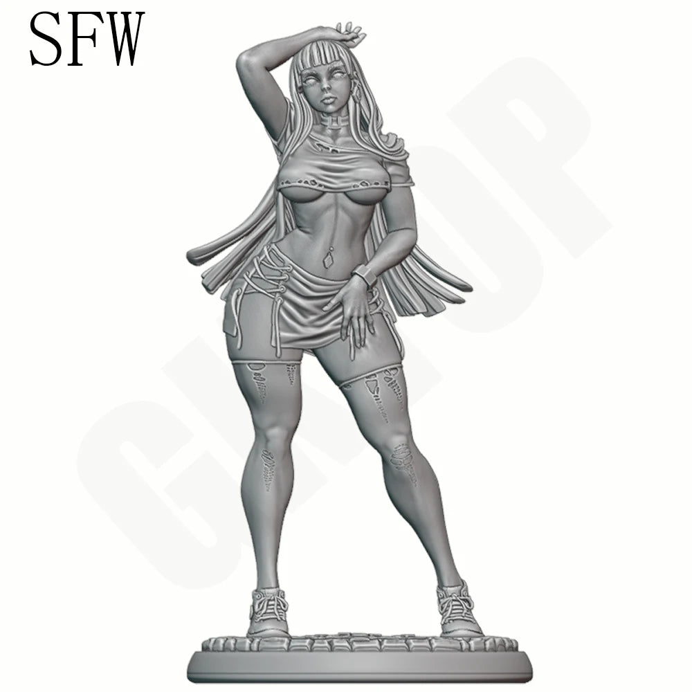 1/24 Night Stalker, 2 Figures, Resin Model Figure Kit, Fantasy Theme, Unassembled and Unpainted
