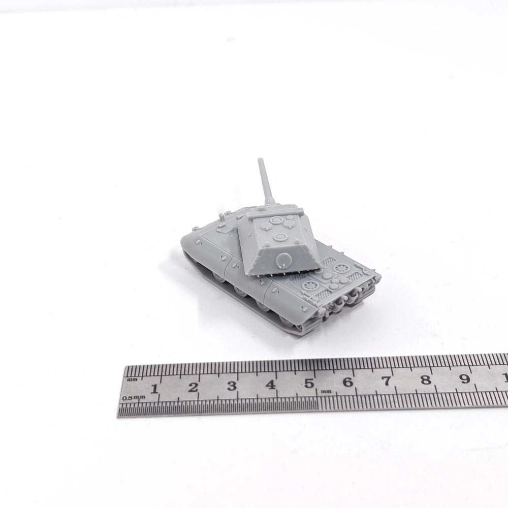 1/144 WWII German E-100 Heavy Tank, Resin Model Vehicle Kit, Unassembled and Unpainted