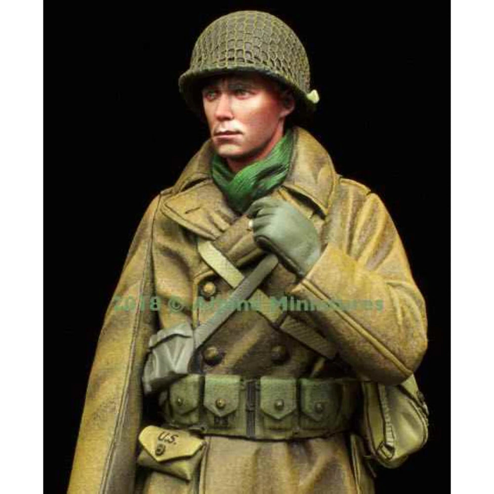 1/16 WWII US Infantry, Resin Model Figure Kit, Unassembled and Unpainted