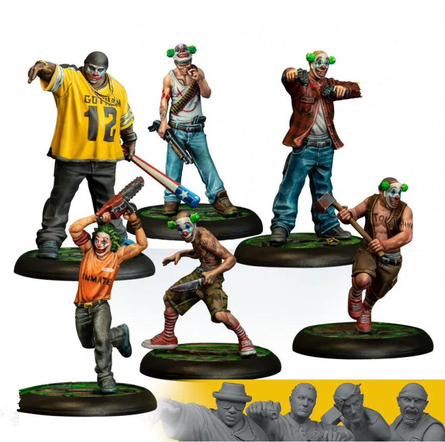Modern Civilian Action, 10 Figures, Resin Model Figure Kit, Unassembled and Unpainted