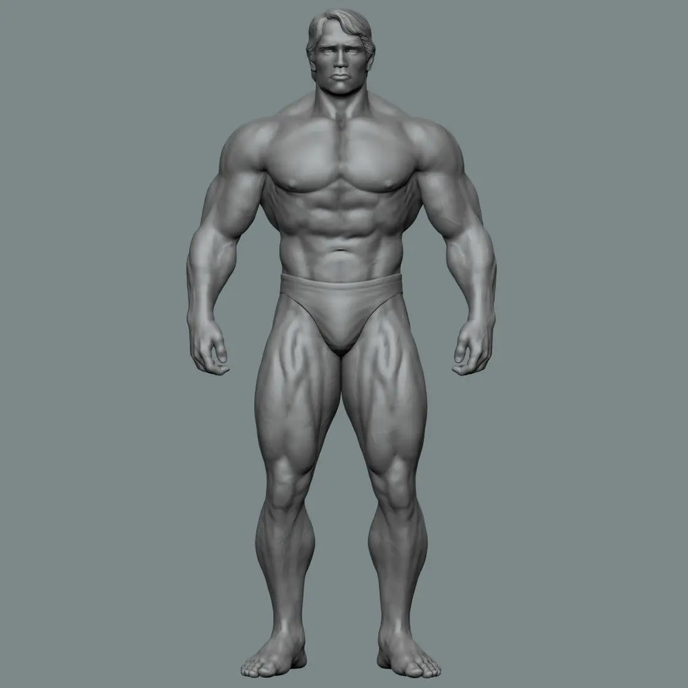 180mm Modern Bodybuilder Reference, Resin Model Figure Kit, Historical Theme, Unassembled and Unpainted