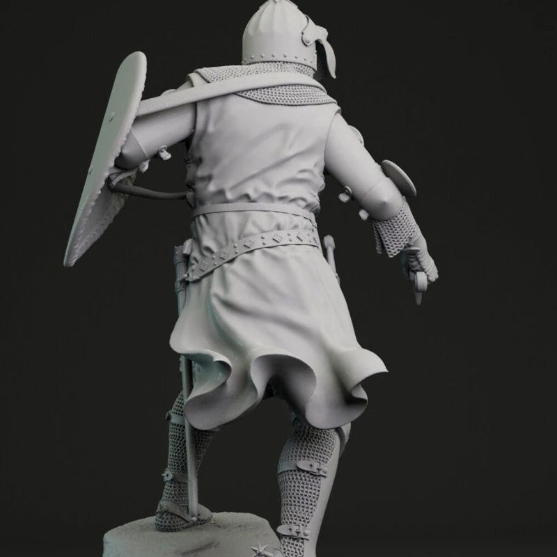 1/24 Ancient British Warrior, Resin Model Figure Kit, Unassembled and Unpainted