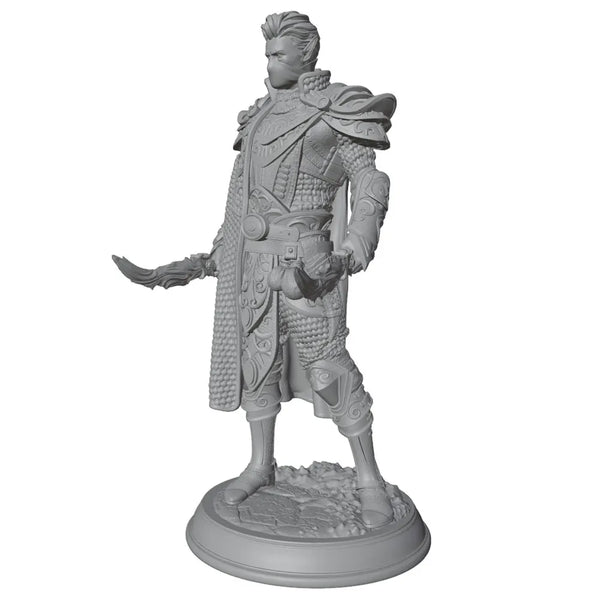 1/24 Two-Handed Sword Warrior, Resin Model Figure Kit, Fantasy Theme, Unassembled and Unpainted
