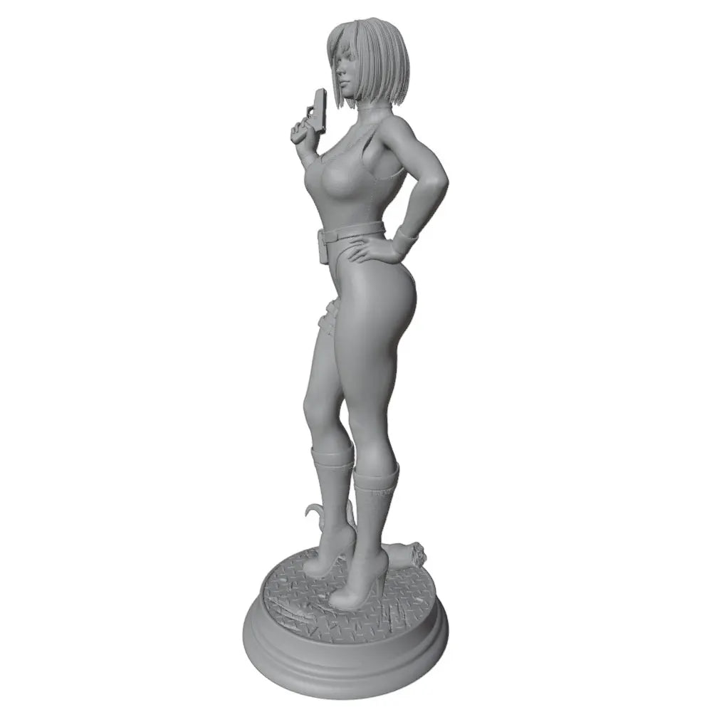 1/24 Tactical Operator, Resin Model Figure Kit, Anime Theme, Unassembled and Unpainted