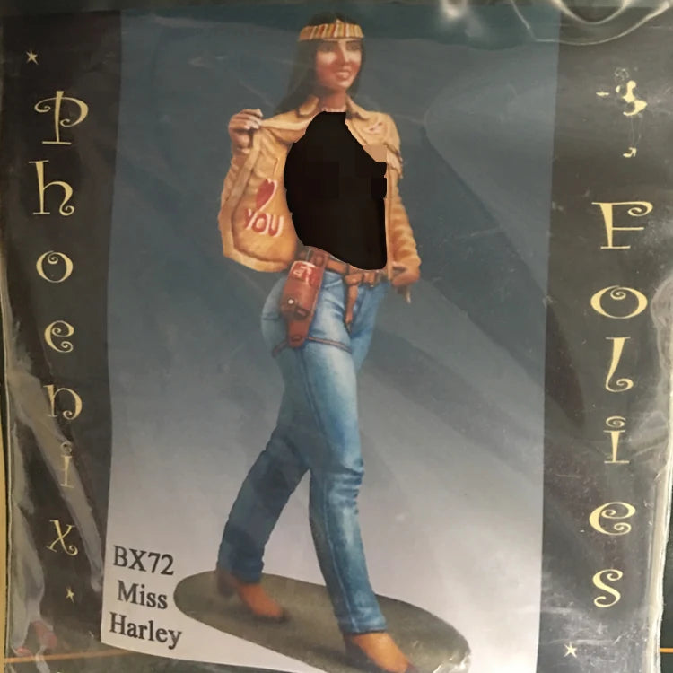 1/22 Modern Casual Woman, Resin Model Figure Kit, Unassembled and Unpainted