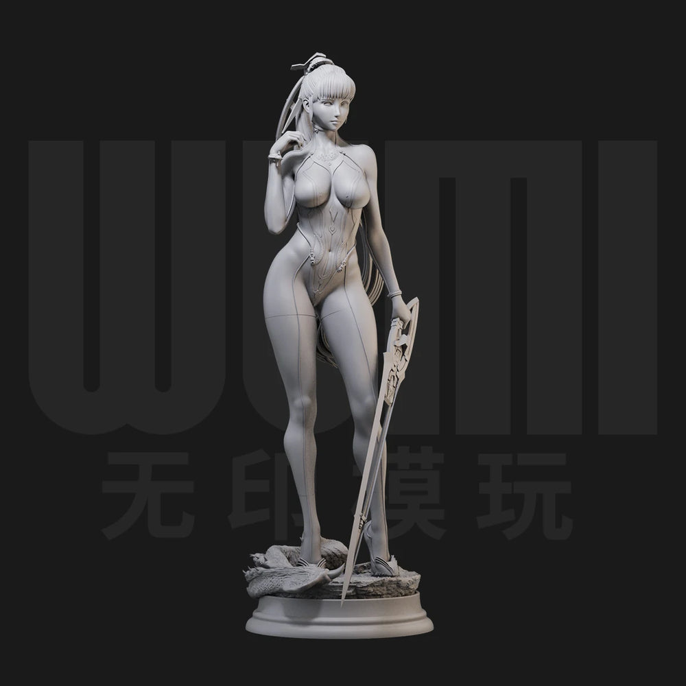 90mm Pin-Up Female Warriors, 8 Figures, Resin Model Figure Kit, Unassembled and Unpainted