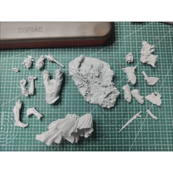 1/24 Soul Emperor, Resin Model Figure Kit, Fantasy Theme, Unassembled and Unpainted