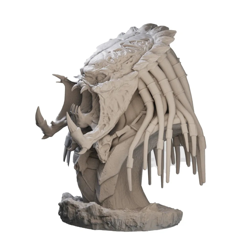 1/10 Lone Wolf Eldritch Creature, Resin Model Bust Kit, Fantasy Theme, Unassembled and Unpainted