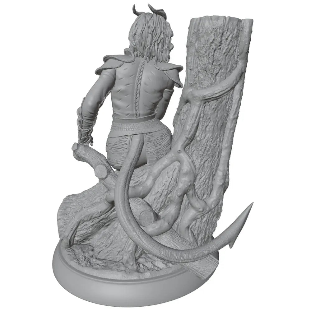 1/24 Female Warrior Reclining with Sword, Resin Model Figure Kit, Fantasy Theme, Unassembled and Unpainted