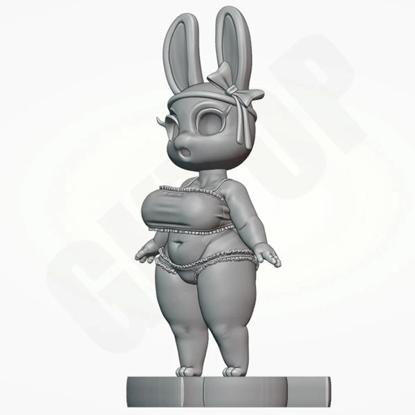 1/24 Coconut Rabbit, Resin Model Figure Kit, Unassembled and Unpainted