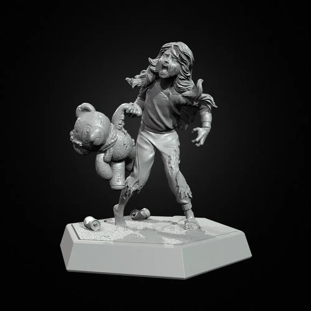 38mm Zombie Undead, 9 Figures, Resin Model Figure Kit, Fantasy Theme, Unassembled and Unpainted