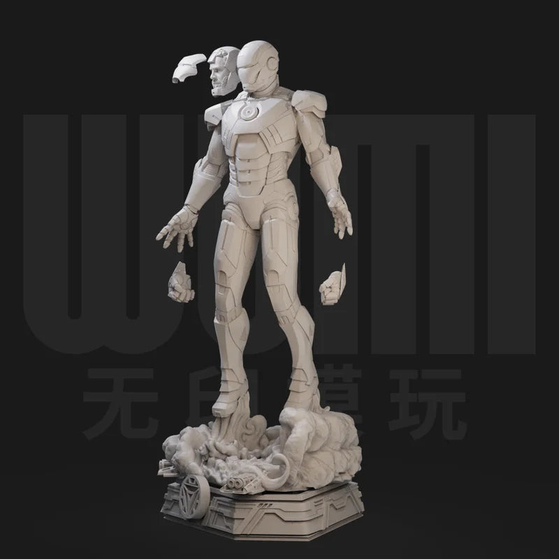 1/24 Modern Armored Futuristic Soldier, Resin Model Figure Kit, Unassembled and Unpainted