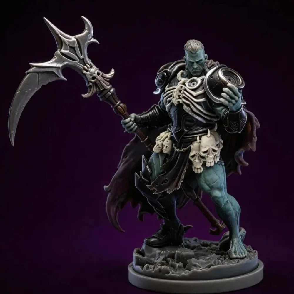 38mm Skeleton Warrior, Resin Model Figure Kit, Fantasy Theme, Unassembled and Unpainted