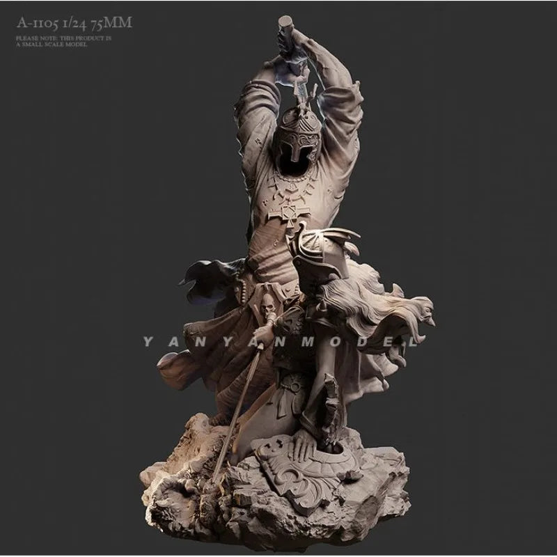 1/24 Soul Emperor, Resin Model Figure Kit, Fantasy Theme, Unassembled and Unpainted