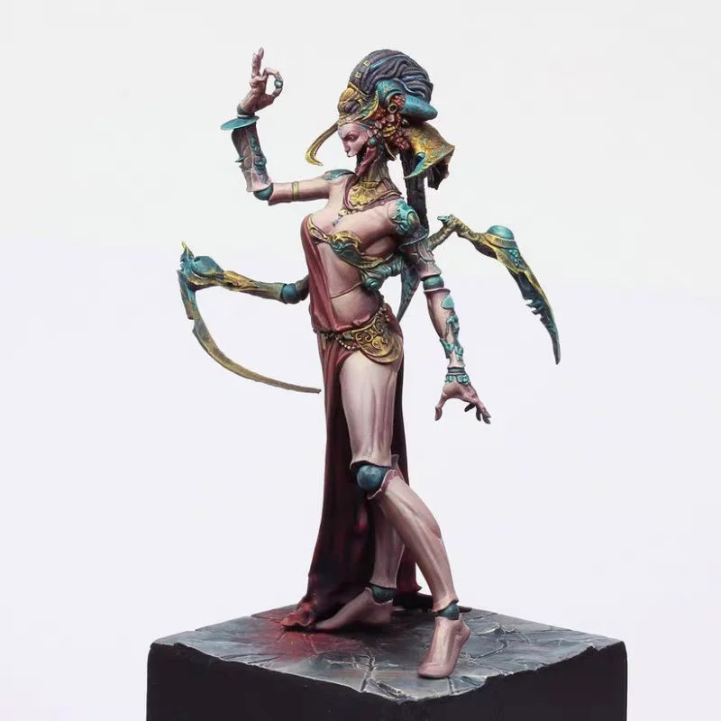 150mm Void Queen Warrior, Resin Model Figure Kit, Fantasy Theme, Unassembled and Unpainted