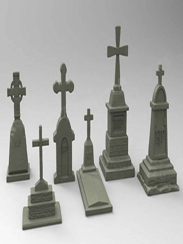 1/35 Cemetery, Resin Model Terrain Kit, Fantasy Theme, Unpainted