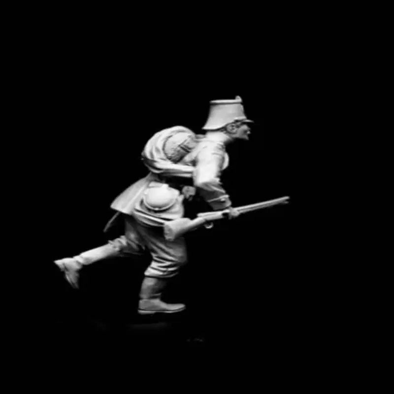 1/24 WWI British Infantry Bayonet Assault, Resin Model Figure Kit, Unassembled and Unpainted