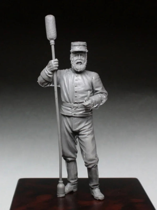 1/35 American Civil War American Revolutionary War Artillery Soldier, Resin Model Figure Kit, Unassembled and Unpainted