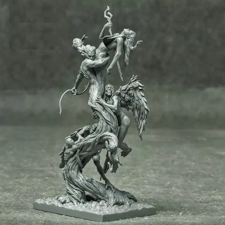 1/24 Demon Sorceress, Resin Model Figure Kit, Fantasy Theme, Unassembled and Unpainted