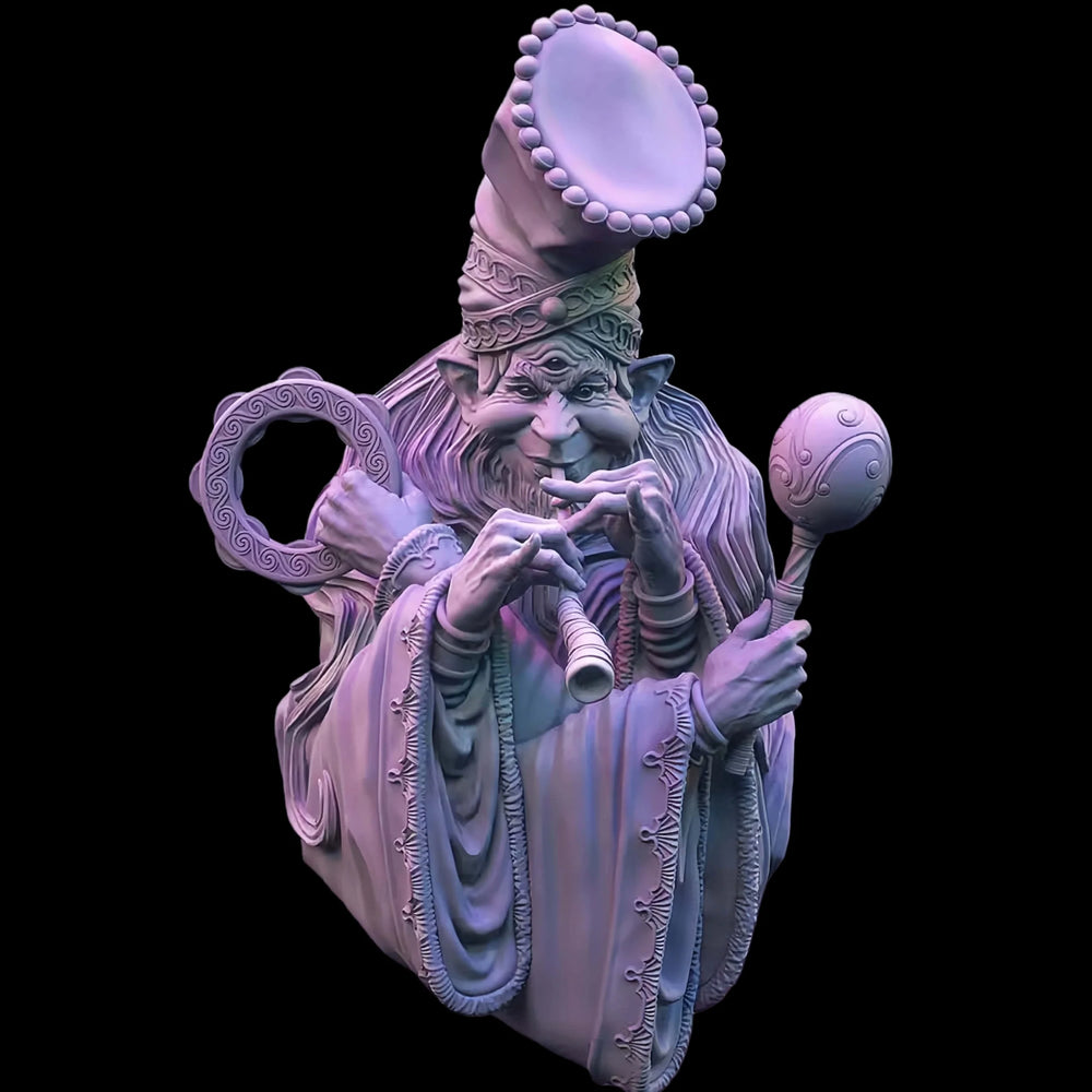 1/10 Elf Sorceress Mage, Resin Model Bust Kit, Fantasy Theme, Unassembled and Unpainted