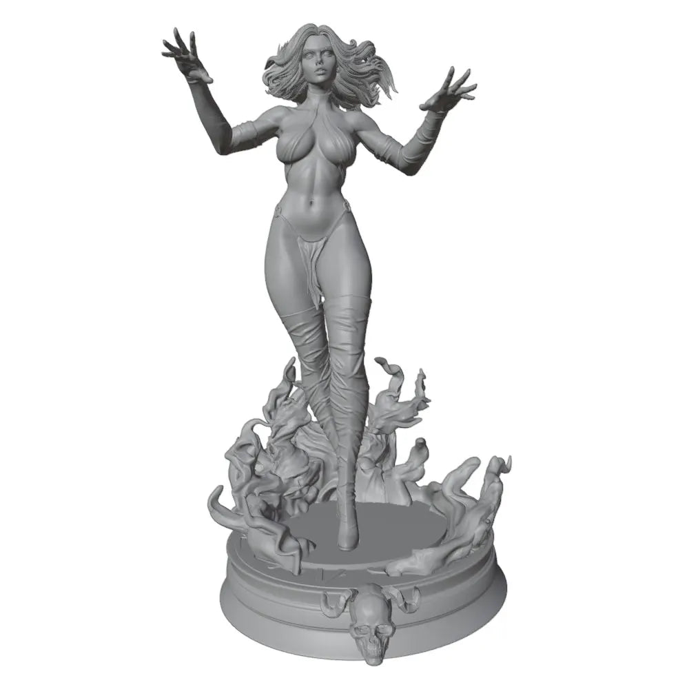 1/24 1/24 Anime Warrior, Resin Model Figure Kit, Anime Theme, Unassembled and Unpainted