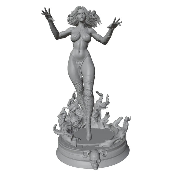 1/24 1/24 Anime Warrior, Resin Model Figure Kit, Anime Theme, Unassembled and Unpainted