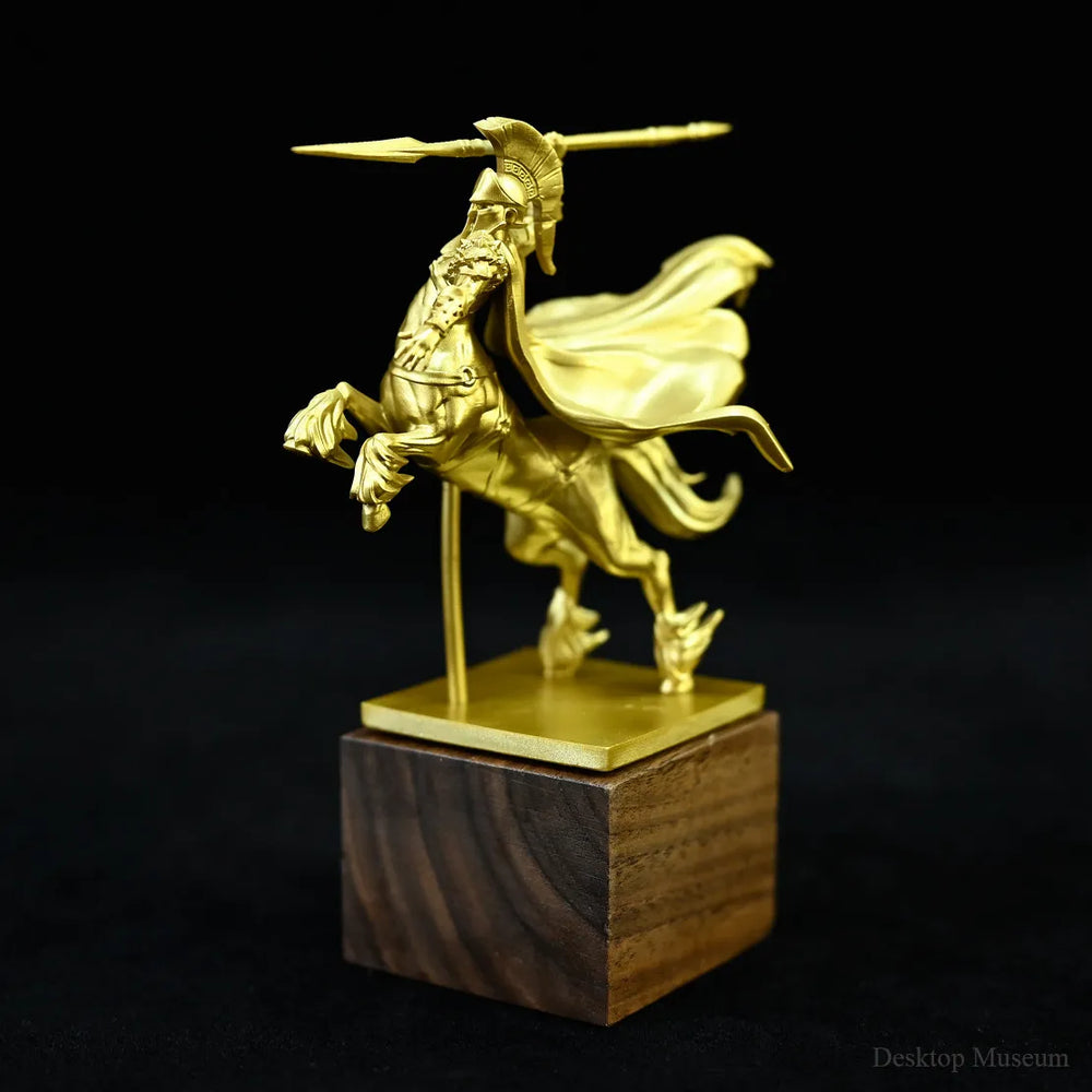 110mm Ancient Alexander the Great Mounted, Resin Model Figure Kit, Unassembled and Unpainted
