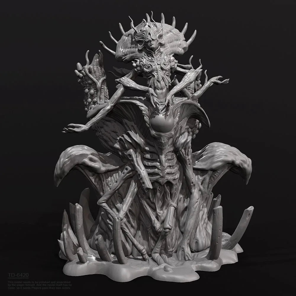75mm Bellrinda Queen of Withered Bones, Resin Model Figure Kit, Fantasy Theme, Unassembled and Unpainted