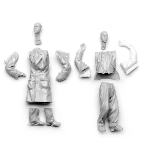 1/35 Modern Tactical Operators in Combat Positions, 2 Figures, Resin Model Figure Kit, Unassembled and Unpainted