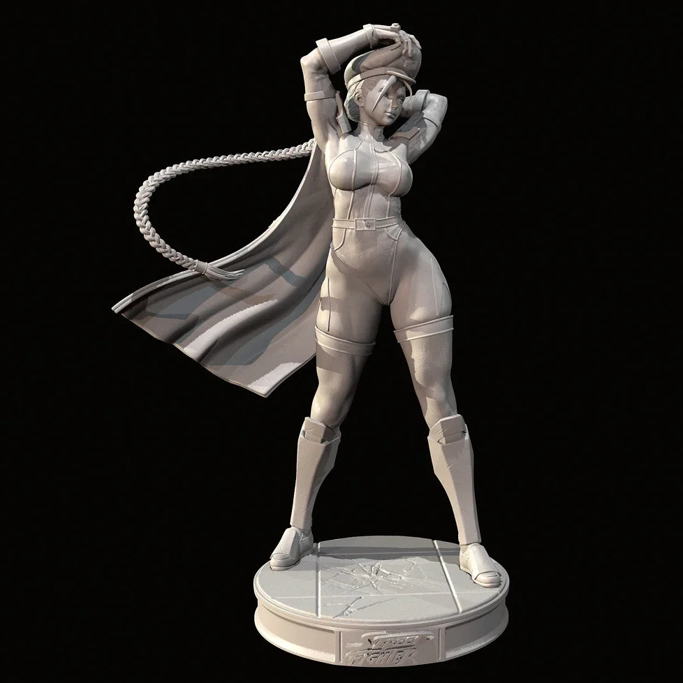 38mm Female Superhero Warriors, 2 Figures, Resin Model Figure Kit, Unassembled and Unpainted