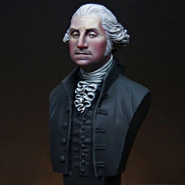 1/12 George Washington, Resin Model Bust Kit, Military Theme, Unassembled and Unpainted