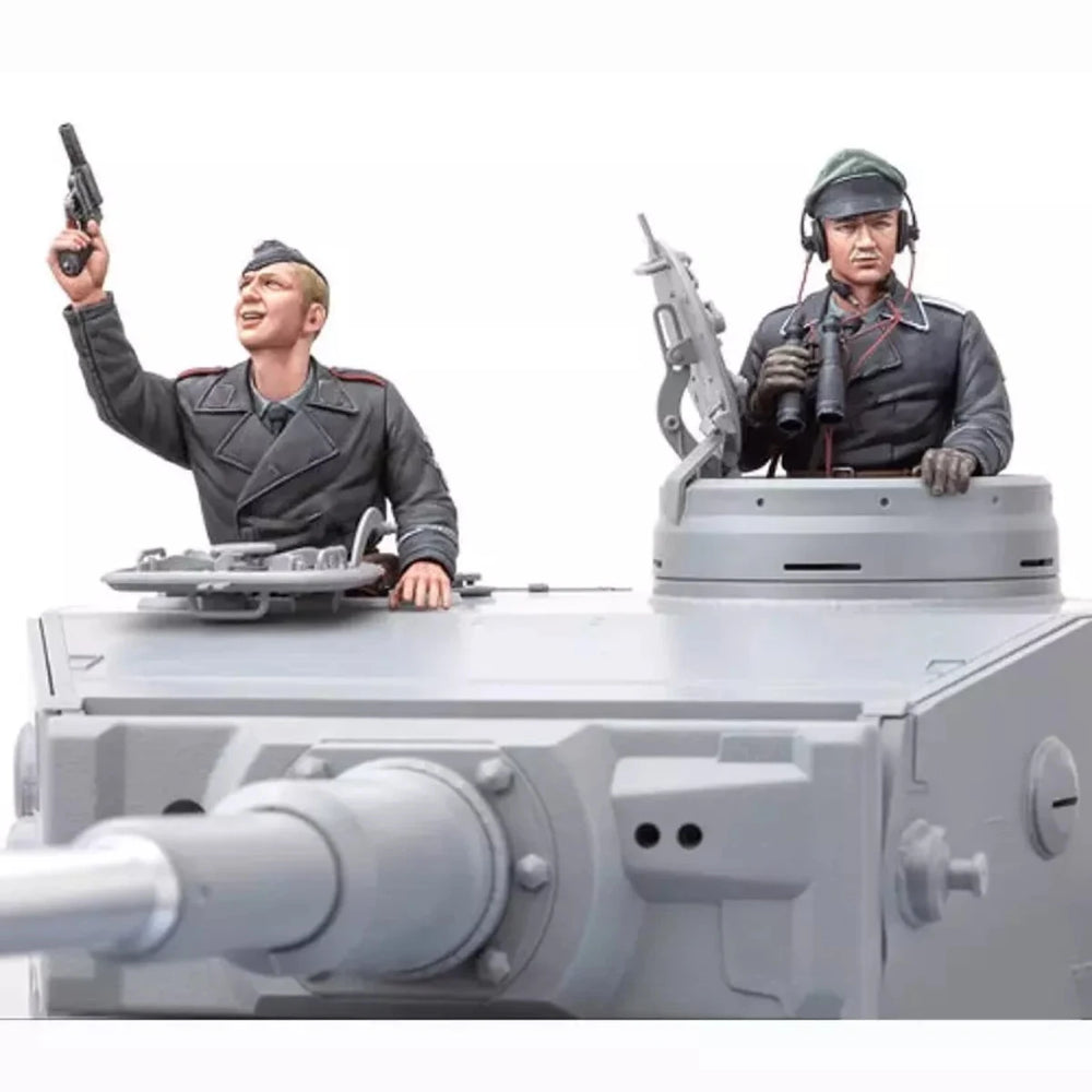 1/16 WWII German Tiger Tank Crew, 4 Figures, Resin Model Figure Kit, Unassembled and Unpainted