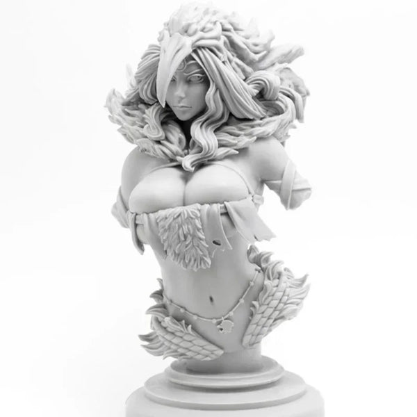 Female Lion, Resin Model Bust Kit, Fantasy Theme, Unassembled and Unpainted