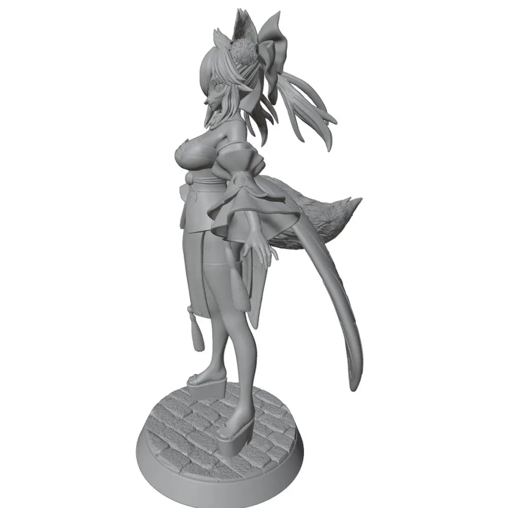 1/24 Fantasy Female Horns & Wings, Resin Model Figure Kit, Anime Theme, Unassembled and Unpainted