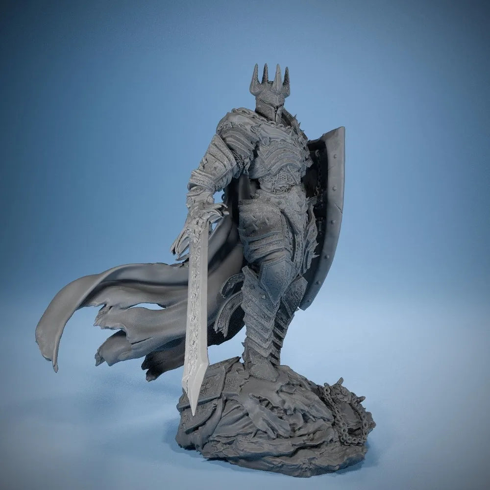 70mm Knight, Resin Model Figure Kit, Fantasy Theme, Unassembled and Unpainted