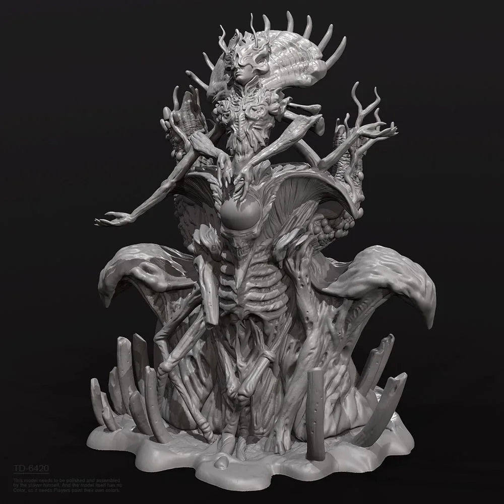 75mm Bellrinda Queen of Withered Bones, Resin Model Figure Kit, Fantasy Theme, Unassembled and Unpainted