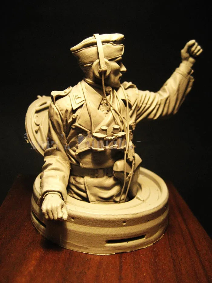 1/16 WWI Military Officer, Resin Model Bust Kit, Unassembled and Unpainted