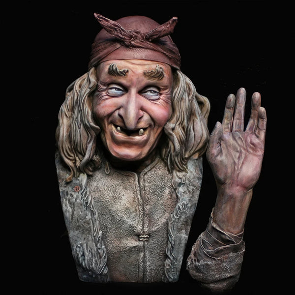 1/4 Baba Yaga, Resin Model Bust Kit, Fantasy Theme, Unassembled and Unpainted