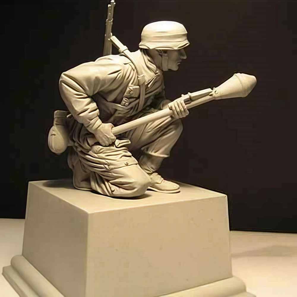 1/16 WWII Normandy Allied Soldier, Resin Model Figure Kit, Unassembled and Unpainted