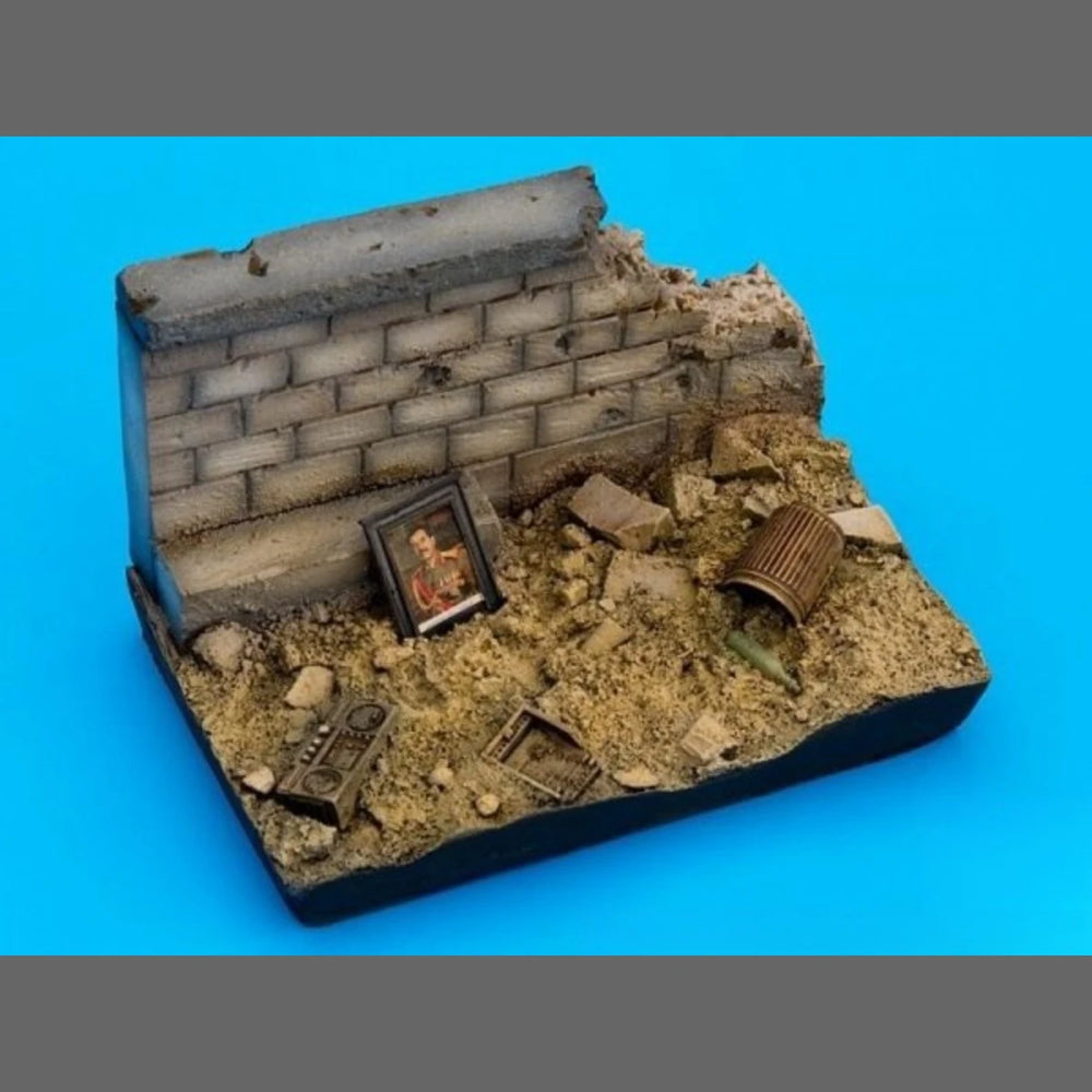 1/35 Modern Iraqi Ruined Street Sections, Resin Model Terrain Kit, Unpainted