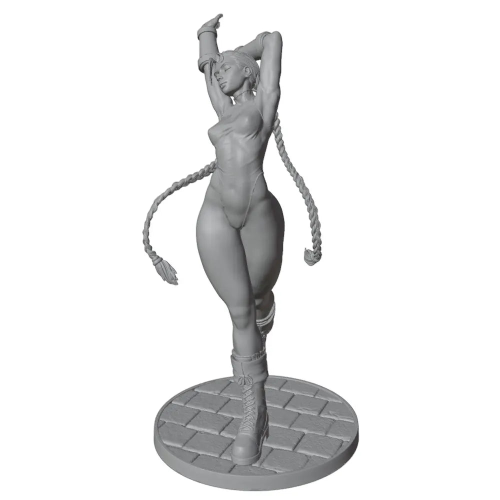 1/24 1/24 Anime Pin-Up, Resin Model Figure Kit, Unassembled and Unpainted